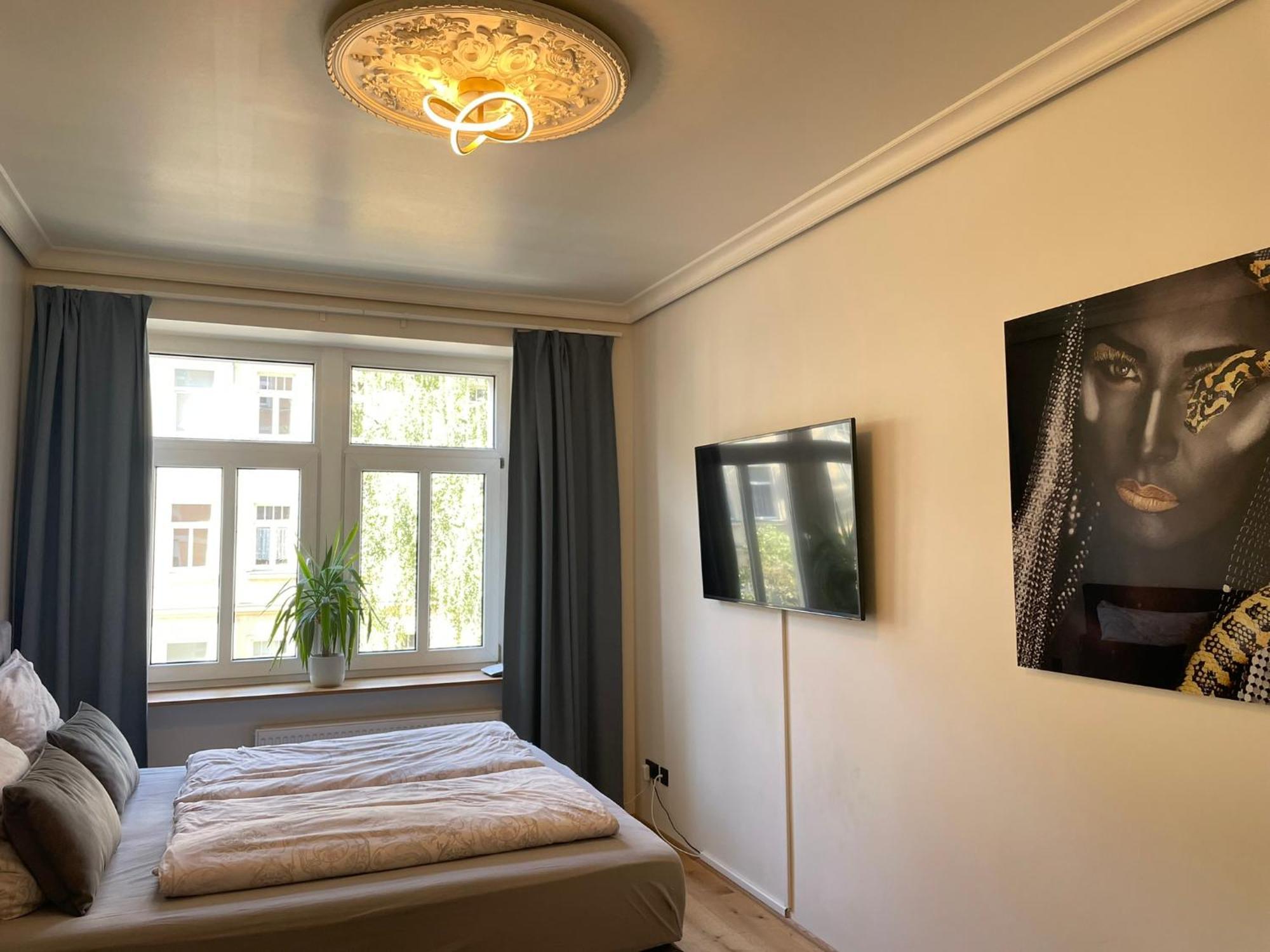 Soul-Apartment Balkon Privatparkplatz 2 Boxspringbetten 55Zoll Tv Wlan Leipzig Exterior foto