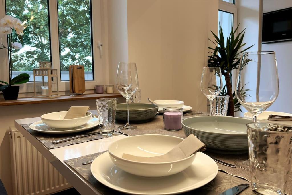 Soul-Apartment Balkon Privatparkplatz 2 Boxspringbetten 55Zoll Tv Wlan Leipzig Exterior foto